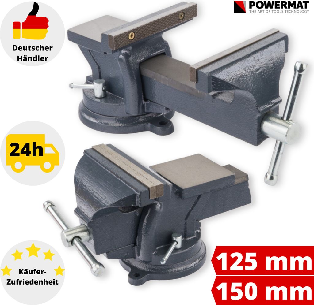 POWERMAT PM-IS-150T Schlosserschraubstock 150mm