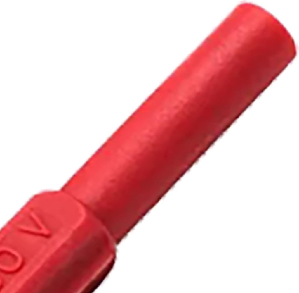 0,7 mm Multimeter-Prüfspitze, hohe Temperaturbeständigkeit, präzise Erkennung, Drahtdurchstechen für die Autoreparatur, Rot