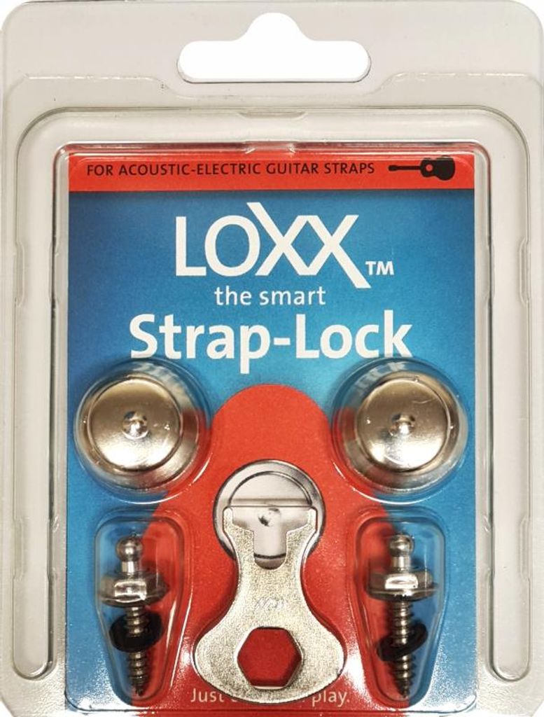 Strap Lock LOXX Music Box XL Nickel Gurtbefestigungen
