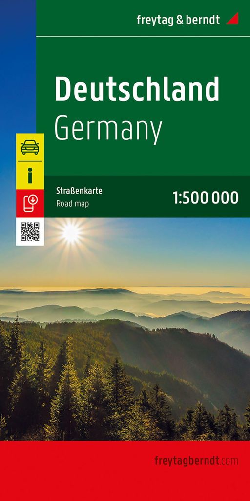 Deutschland, Straßenkarte 1:500.000, freytag & berndt Produktbild 