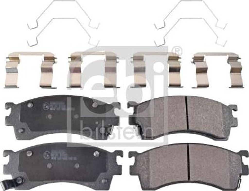 FEBI BILSTEIN 16198 Bremsbelagsatz, Scheibenbremse OE 3894048 kompatibel mit MX-6, Premacy, Xedos 6