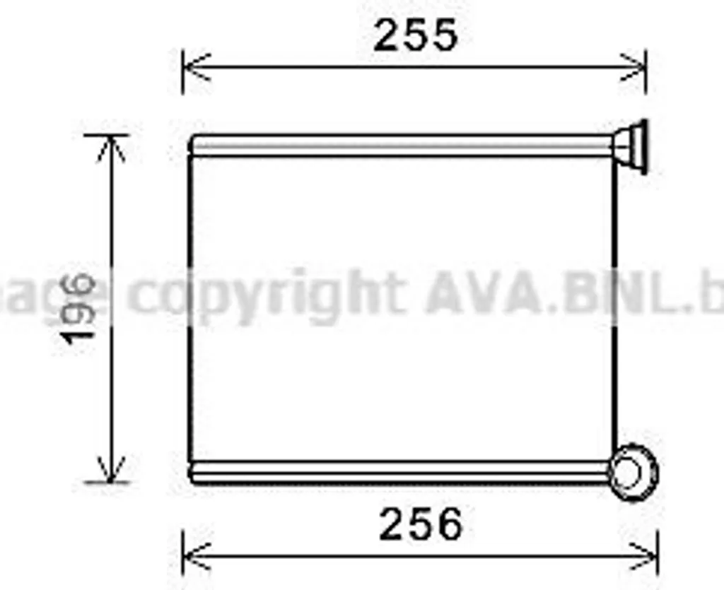PRASCO CN6281 Échangeur de Chaleur 6448S4 pour C3 Picasso et 308 I