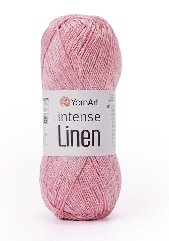 YarnArt Intense Linen 4109 Hellrosa Garn 55% Viskose/45% Produktbild 