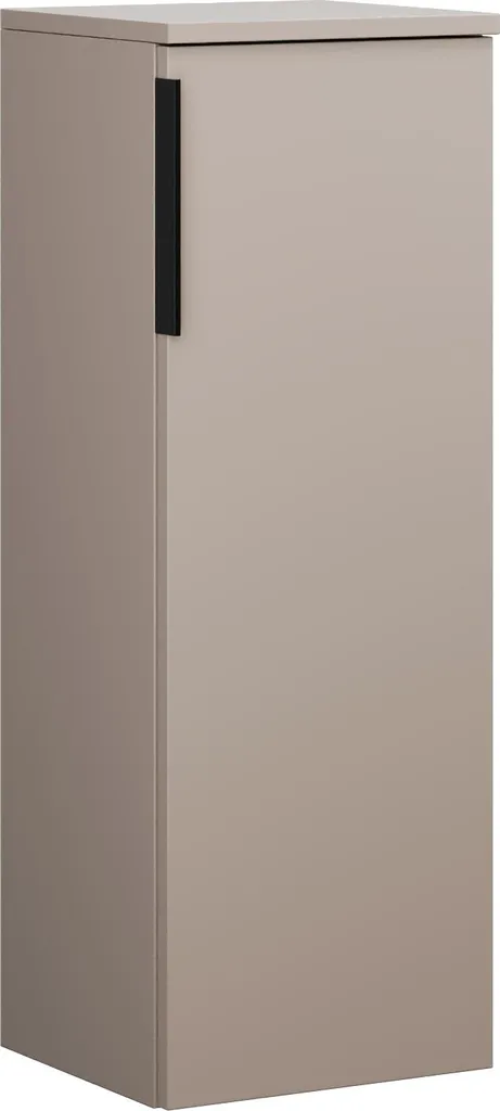 Meuble de rangement salle de bain burgbad Eqio mi-haut coloris gris 96cm