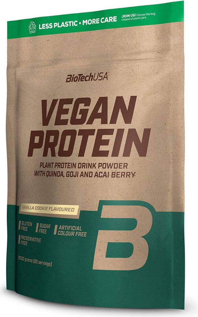 BioTechUSA BioTechUSA Vegan Protein 2000g Vanillekuchen Produktbild 
