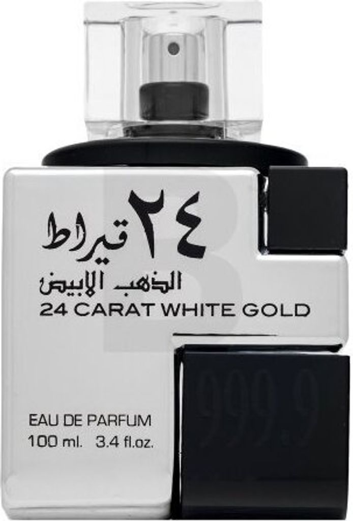 Lattafa 24 Carat White Gold eau de parfum unisex 100 ml Immagine del prodotto 