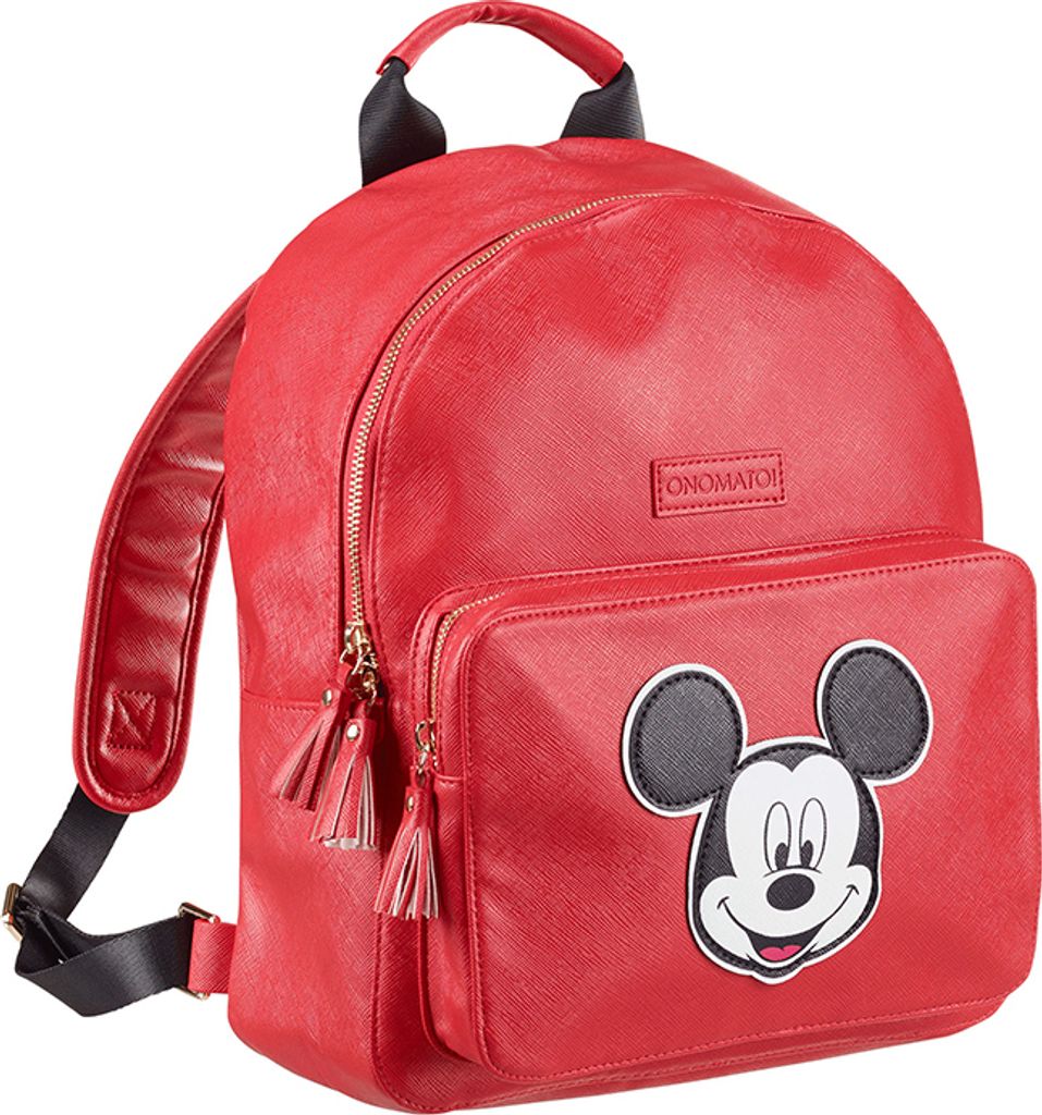Mickey Mouse Rucksack Backpack , Farbe:Rot