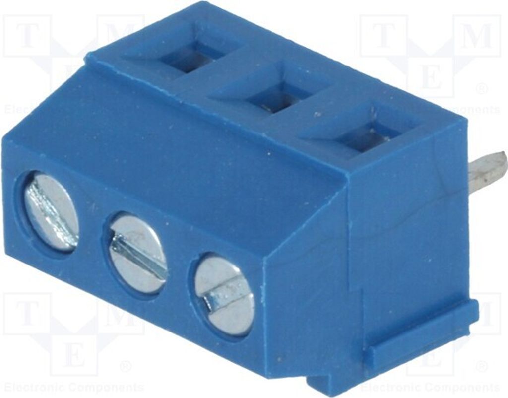 5x Klemmleiste für 3,81mm mit 90°-Winkel Wege: 3 DG381-3.81-03P-12-00A(H) Klemmle