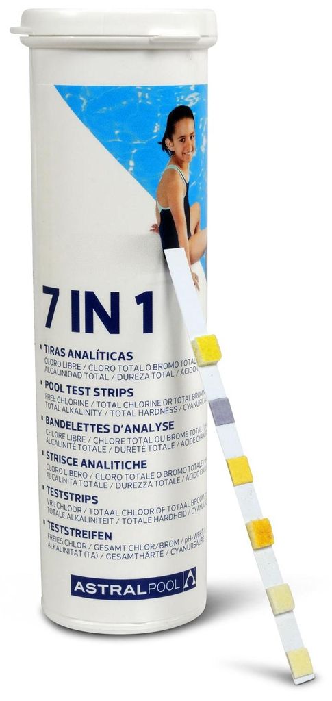 Astralpool 7 in 1 Teststreifen (50 Stk.) Produktbild 