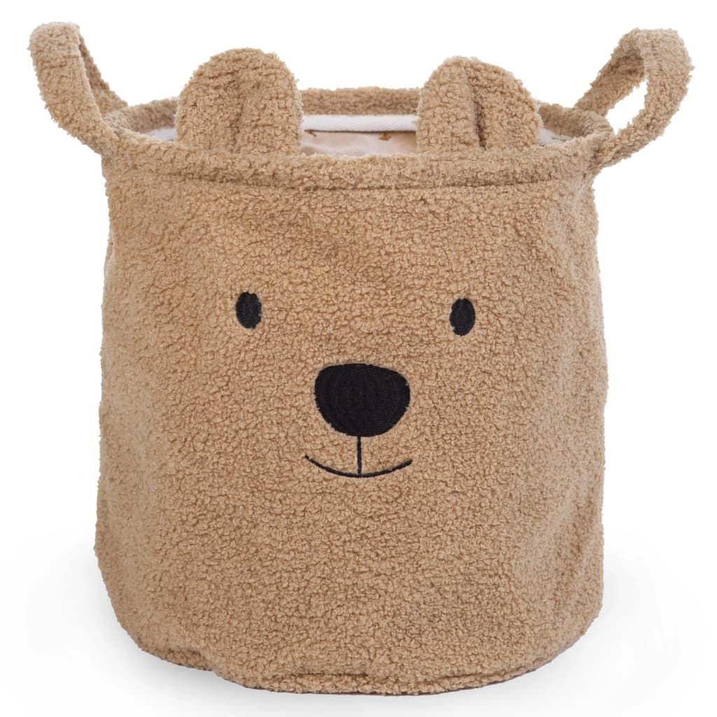 CHILDHOME Aufbewahrungskorb Teddy 30x30x30 cm Beige Produktbild 