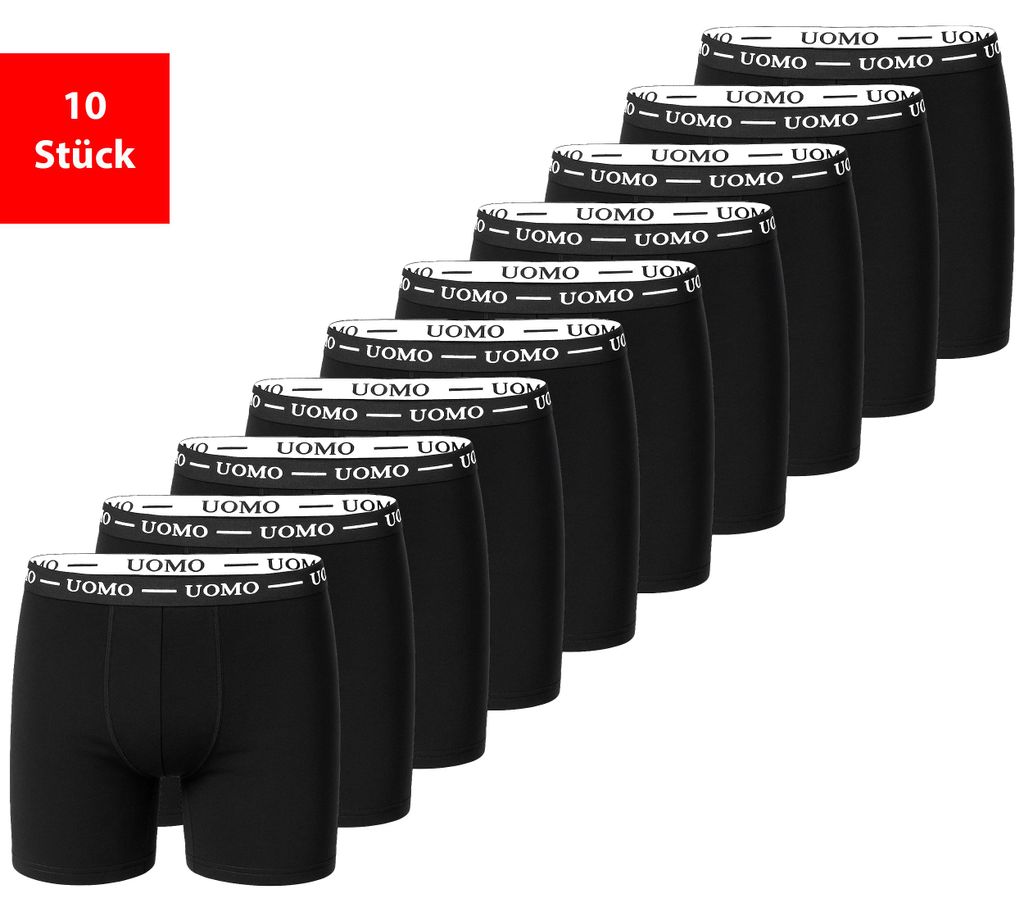 Boxershorts Herren Unterwäsche im 10er Pack Retroshorts Produktbild 