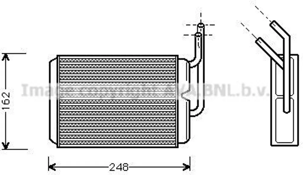PRASCO RT6220 Echangeur de Chaleur Chauffage OE 7701036909 Twingo I & II