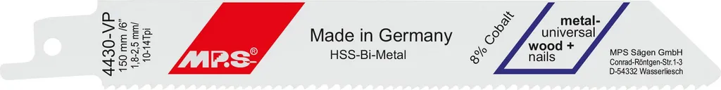 Lama Bimetallica MPS: Il Segreto dei Fabbri per Tagli Perfetti - 6