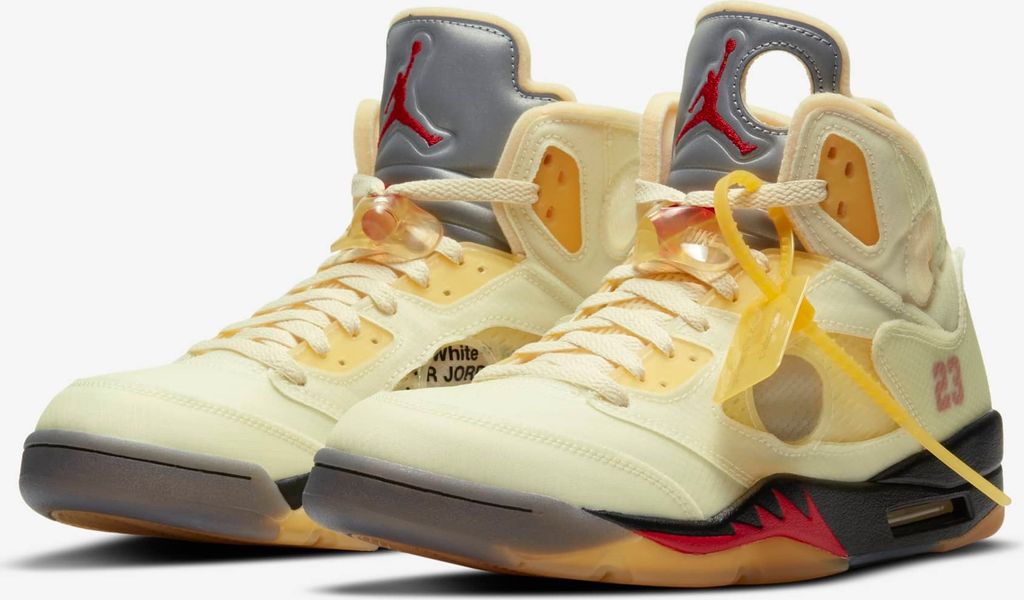Off-White x Nike Air Jordan 5 Retro SP "Sail", DH8565-100, Obrázek produktu 
