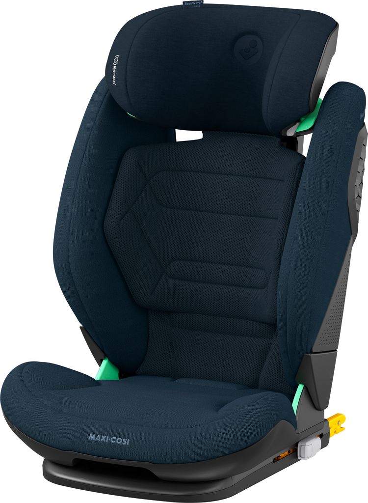Maxi-Cosi RodiFix Pro² i-Size ISOFIX-Kindersitz, ab ca. 3,5 bis zu 12 Jahren, G-CELL 2.0, AirProtect-Sicherheitskissen, ClimaFlow, Authentic Blue