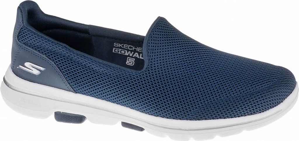 Skechers Damen Slipper Sportlich Gummisohle blau