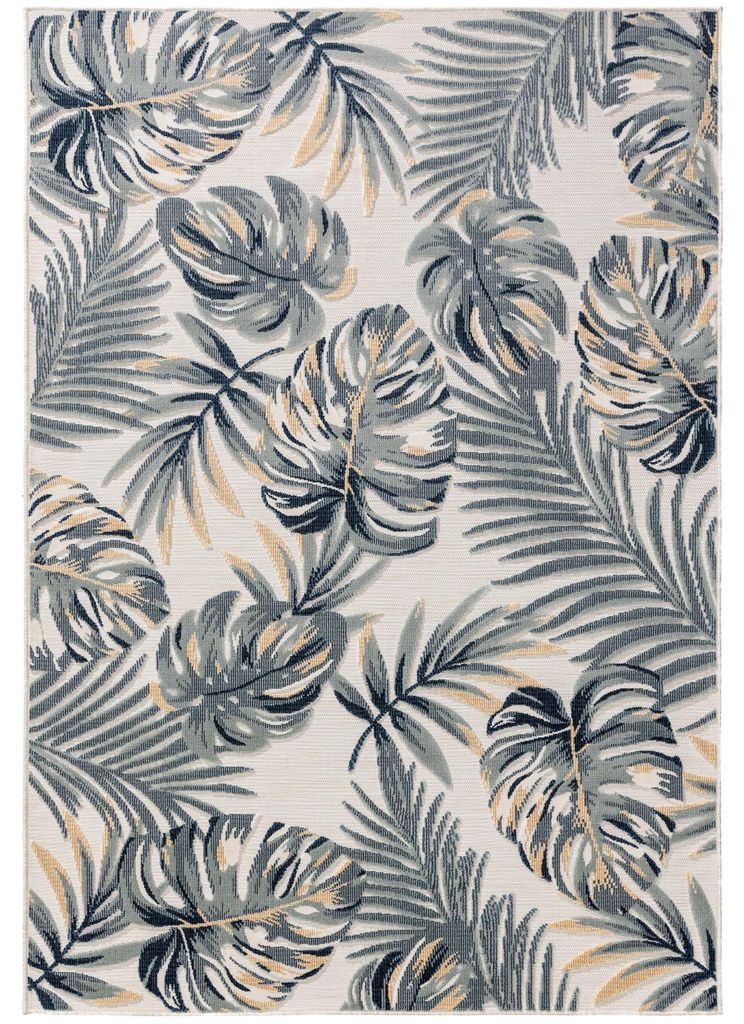 In- & Outdoor-Teppich Flora Multicolor 200x300 cm Outdoor Rechteckig Muster Kurzflor benuta
