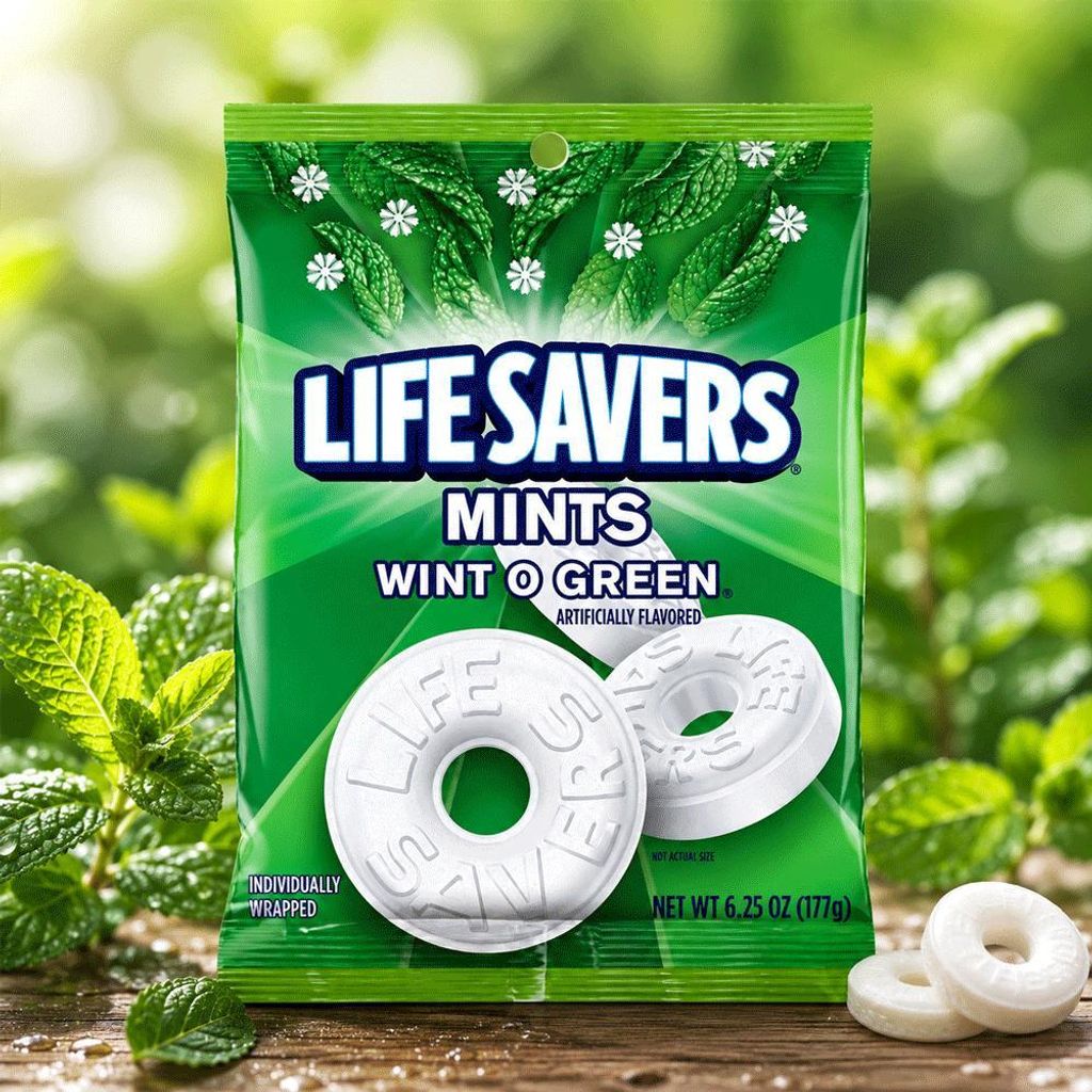 LifeSavers Hard Candy Mints Wint-O-Green 177g