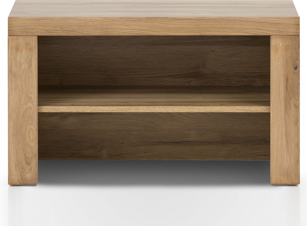 Garderobenbank - Eiche teilmassiv geölt - B 90 cm - 2 Produktbild 