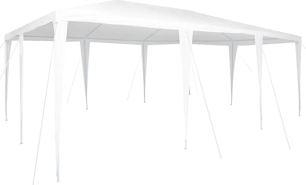 Tendone vidaXL per Matrimoni e Ricevimenti 6x4m | Poliestere Bianco