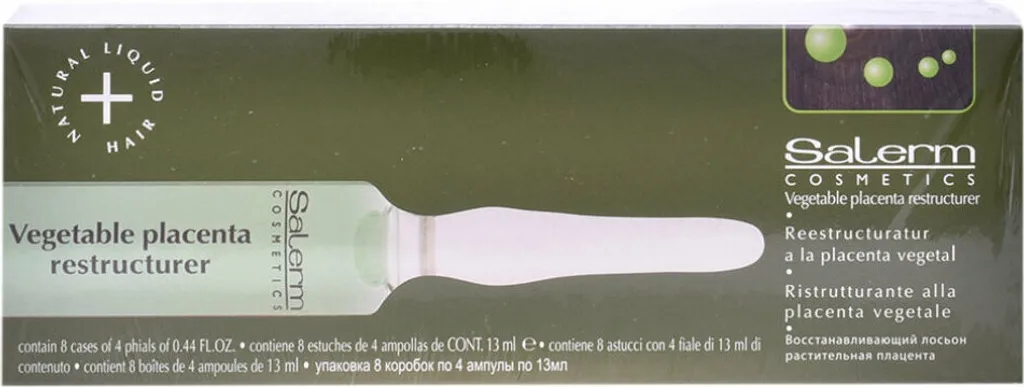 Traitement Anti-Casse et Restructurant Salerm Placenta 32 x 13 ml