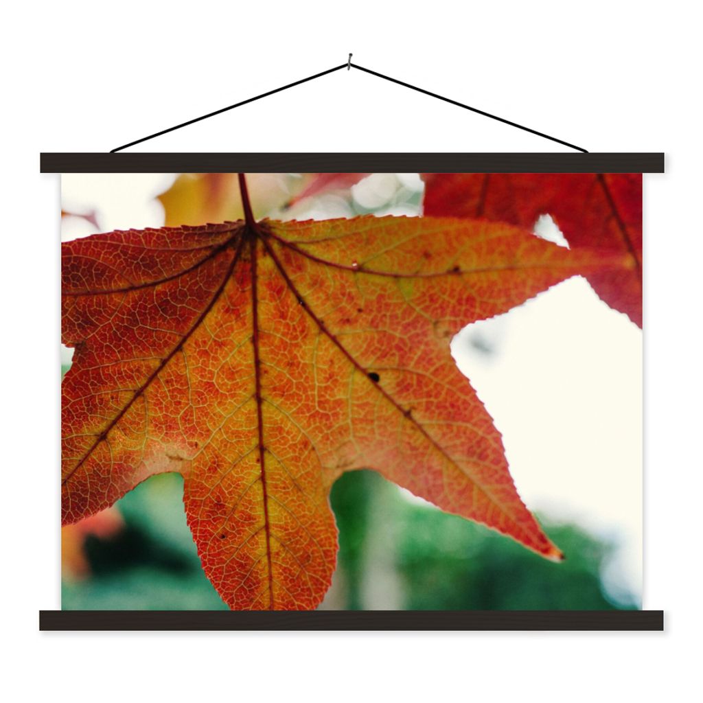 MuchoWow Textilposter Herbst - Landleben - Blätter - Jahreszeiten - Landleben 150x113 cm mit schwarzem Rahmen - Wohnzimmer