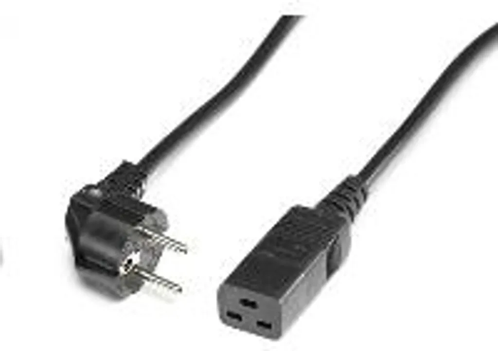Cordon secteur IEC C13 Bachmann 2m pour PC et moniteur informatique