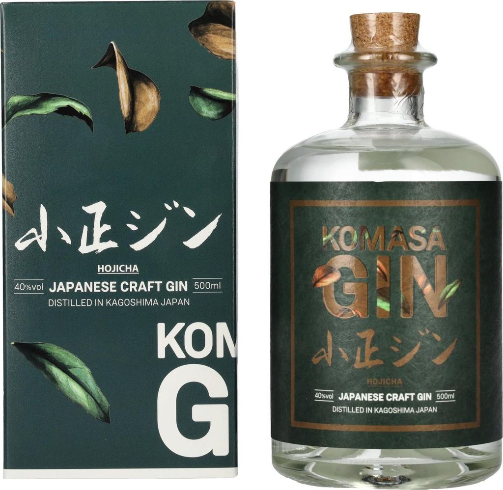 Komasa Gin HOJICHA 40% Vol. 0,5l in Geschenkbox