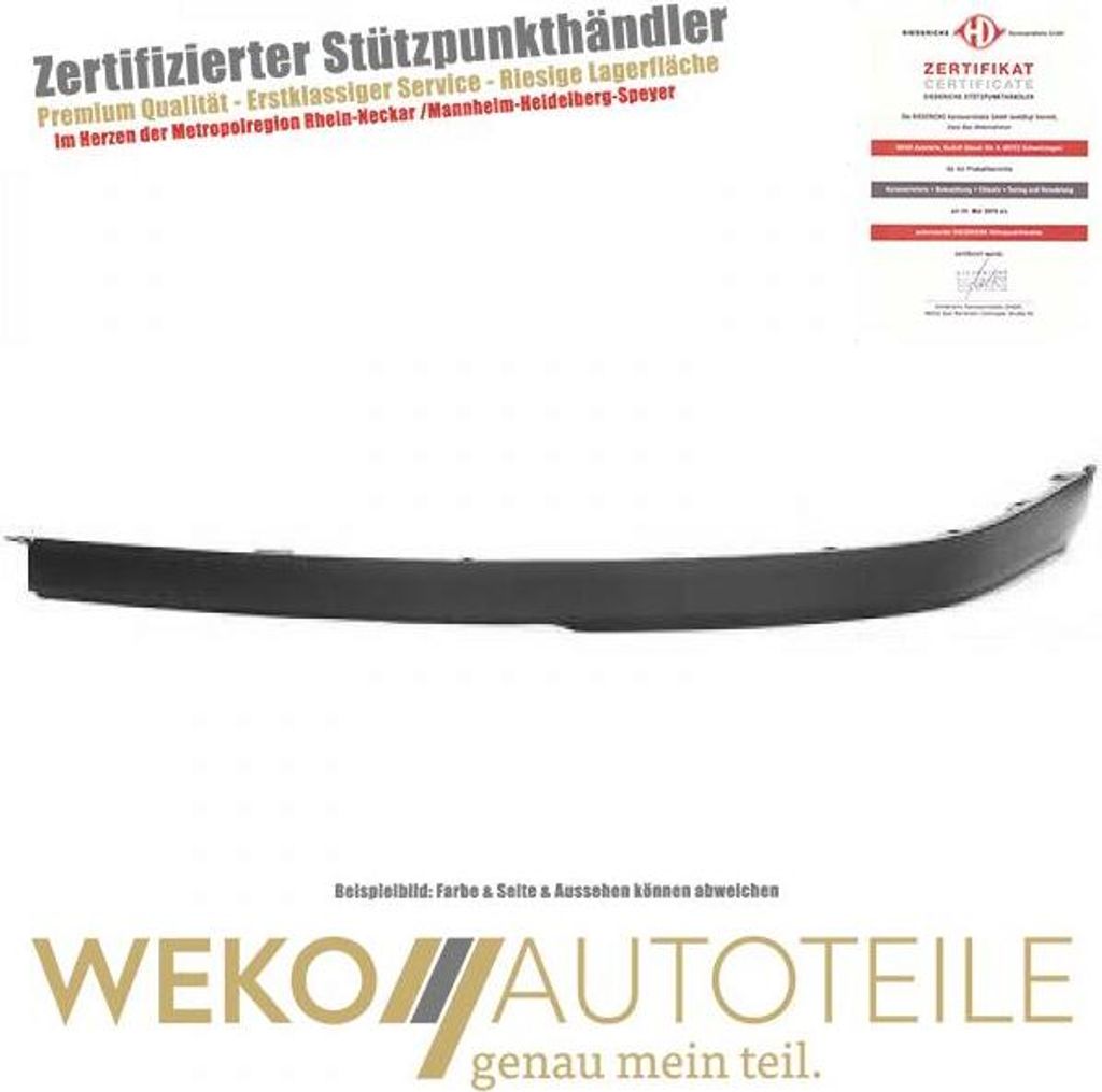 Spoiler vorne rechts DIEDERICHS 6618362 für TOYOTA