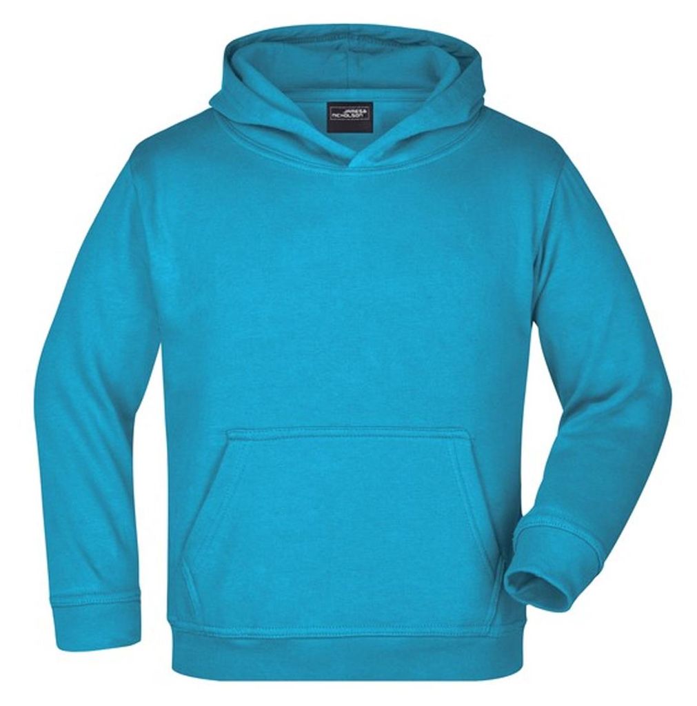 James and Nicholson - Kapuzenpullover Feuchtigkeitsabweisend für Herren/Damen Uni LT2429 (S) (Türkis)