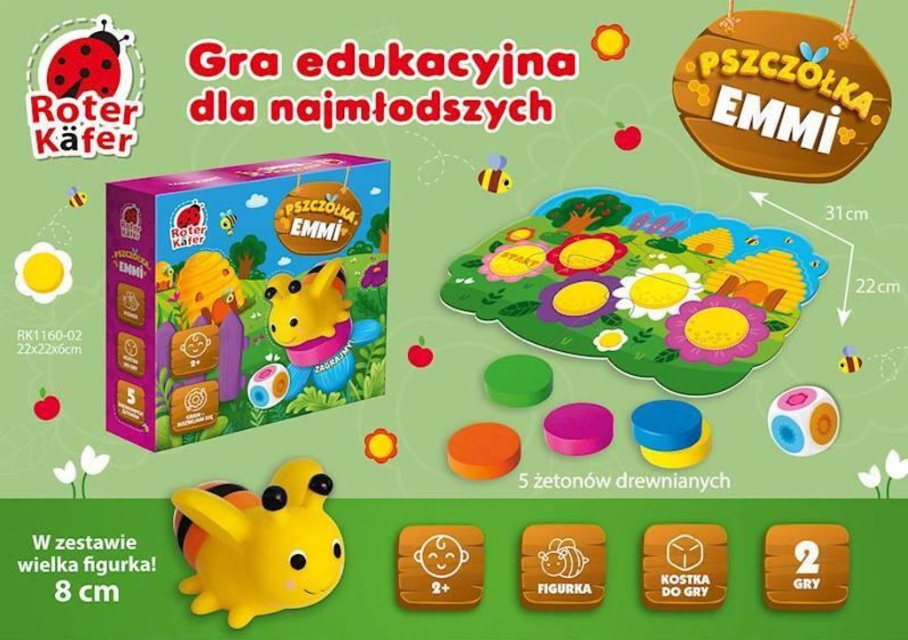 Gra edukacyjna Pszczoła Emmy dla dzieci Zdjęcie produktu 