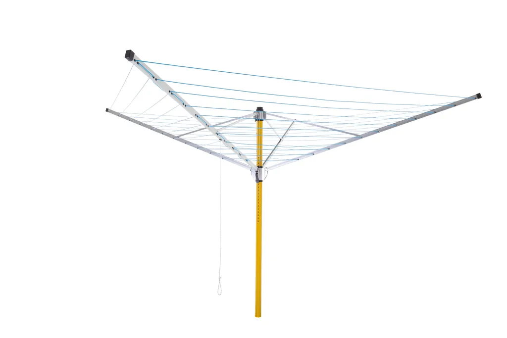 Grand Séchoir Parapluie de Jardin 70m STEWI Jaune Spécial Famille XXL