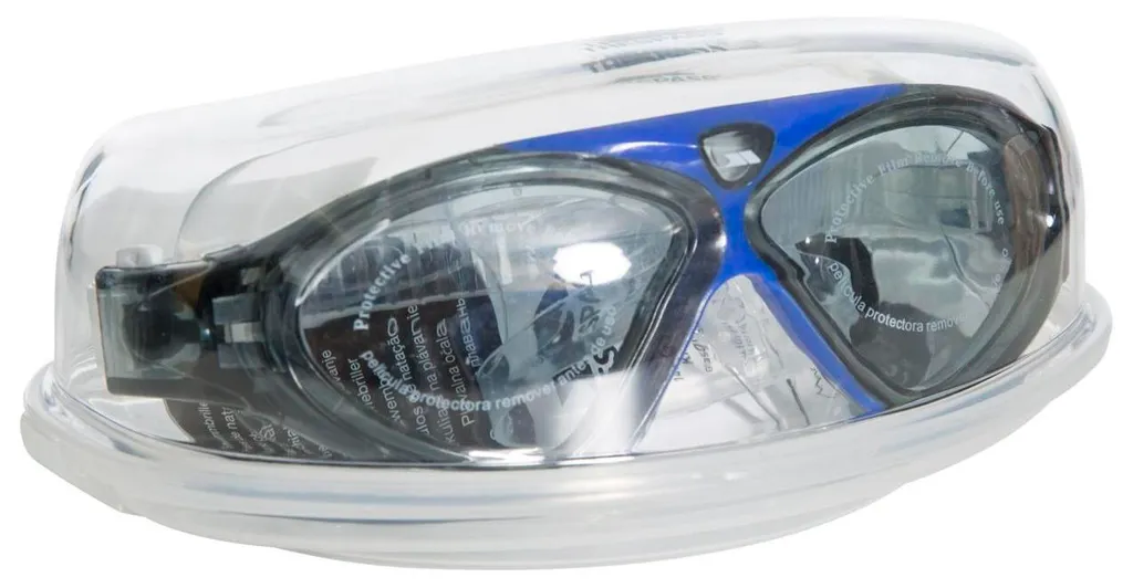 Trespass Marlin Lunettes de natation Bleu avec protection UV et antibuée