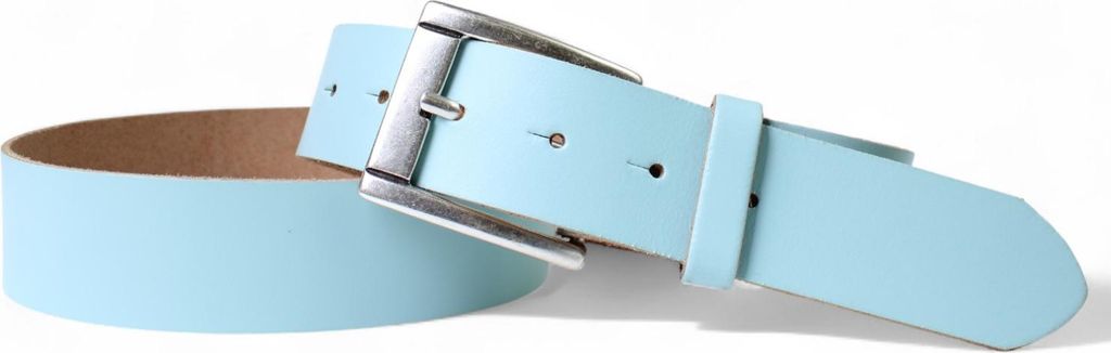 FRONHOFER Damen Ledergürtel 4 cm mit altsilbernen Gürtelschnalle, echt Leder