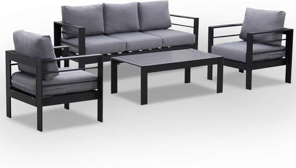 MeXo von GLP HOME Lounge Gartenmöbel 4-Teilige Aluminium Produktbild