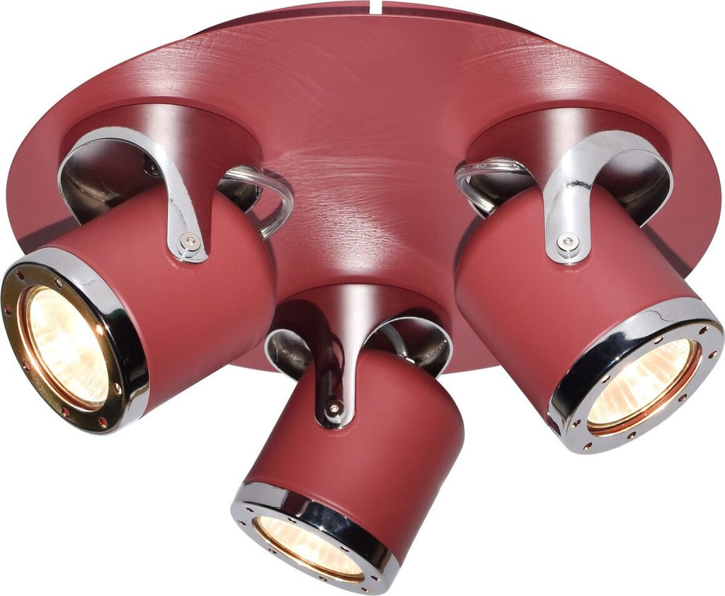 Rabalux 5039 Spots lampen April GU10 3X MAX 5 Metall rot