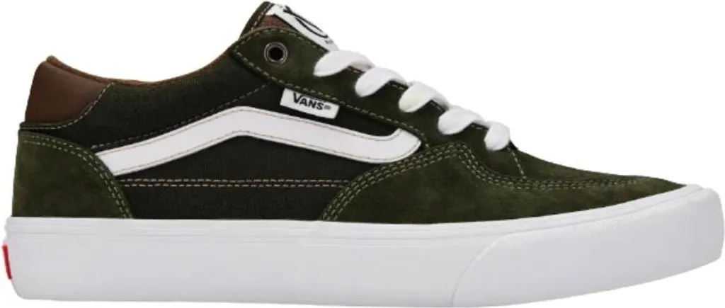 Vans Skate Rowan Vert/Marron 44 avec semelle PopCush ultra amortie