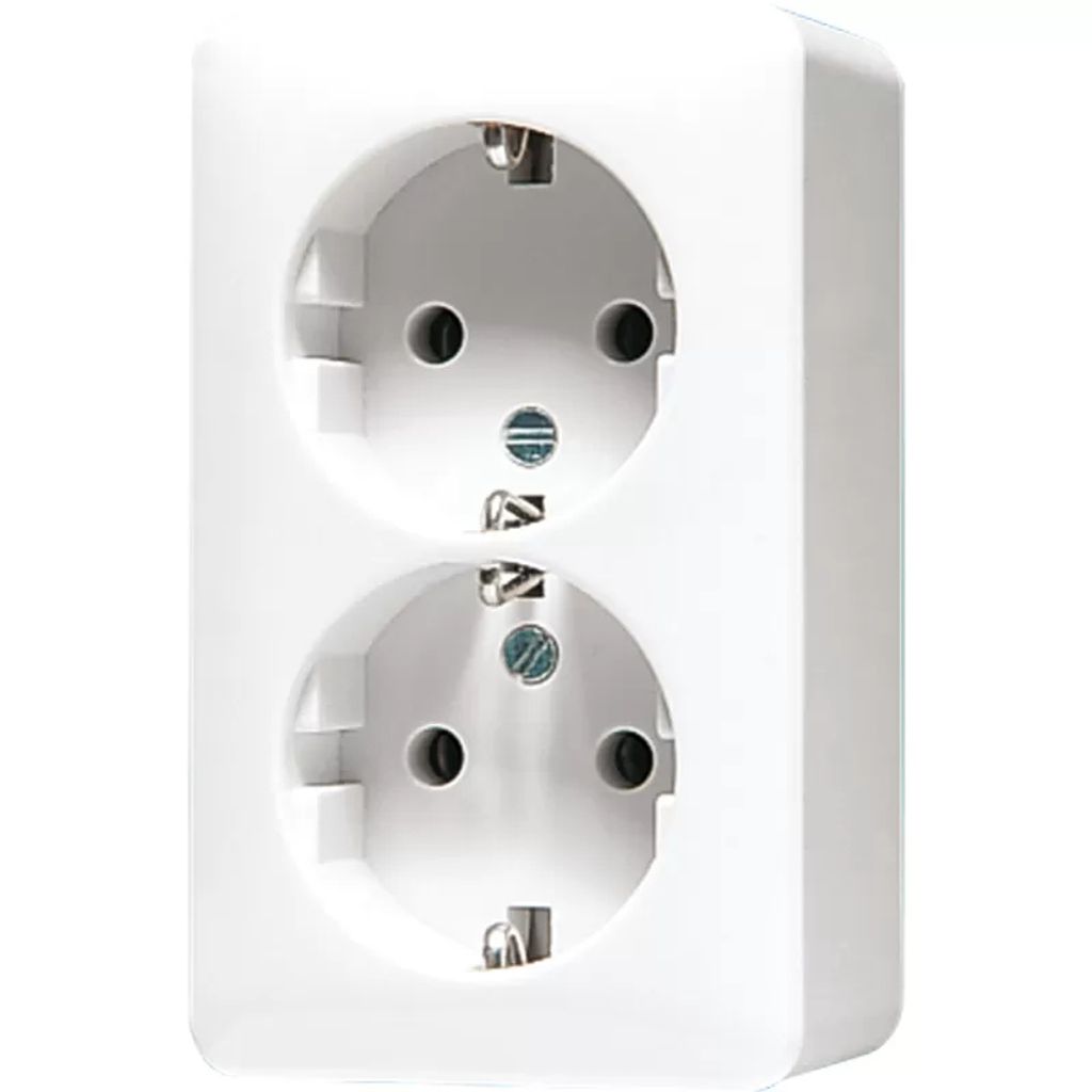 Jung Steckdose SCHUKO 6020KIAWW 2fach (6020KIAWW)