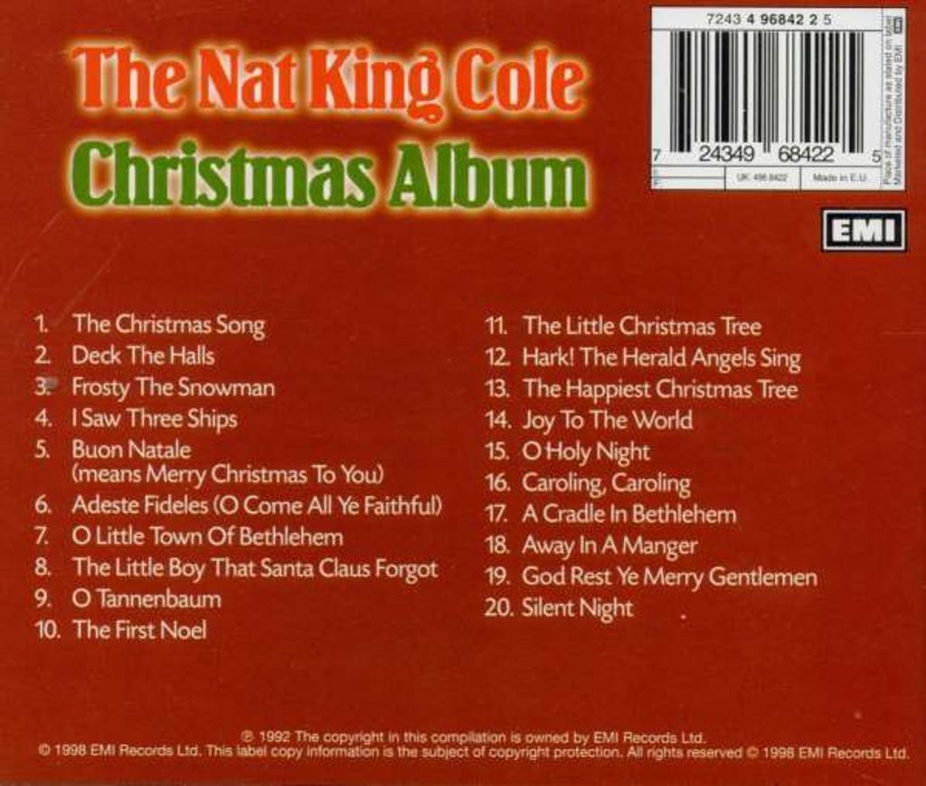 Cole,Nat King-Christmas Album