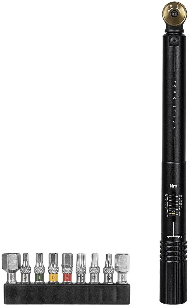 Clé dynamométrique Topeak réglable 4-20Nm avec tête à cliquet - 12