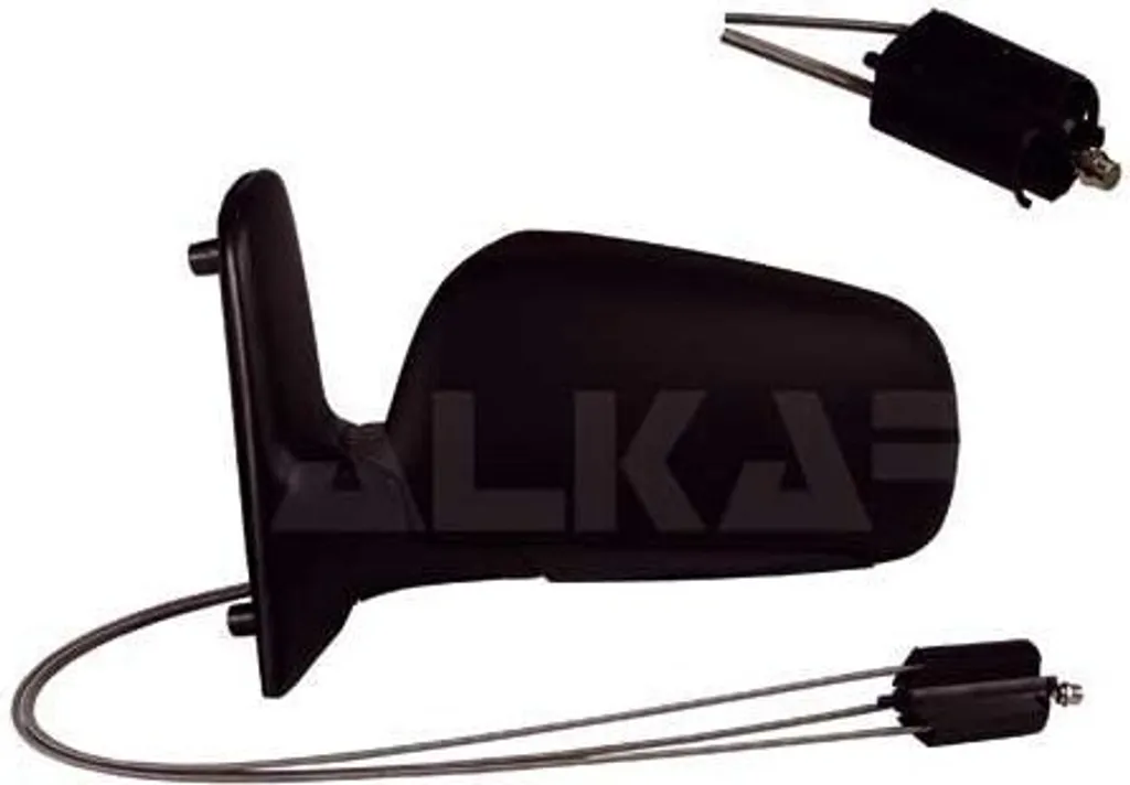 Rétroviseur extérieur gauche pour Alhambra 7V et Sharan 7M Noir Complet