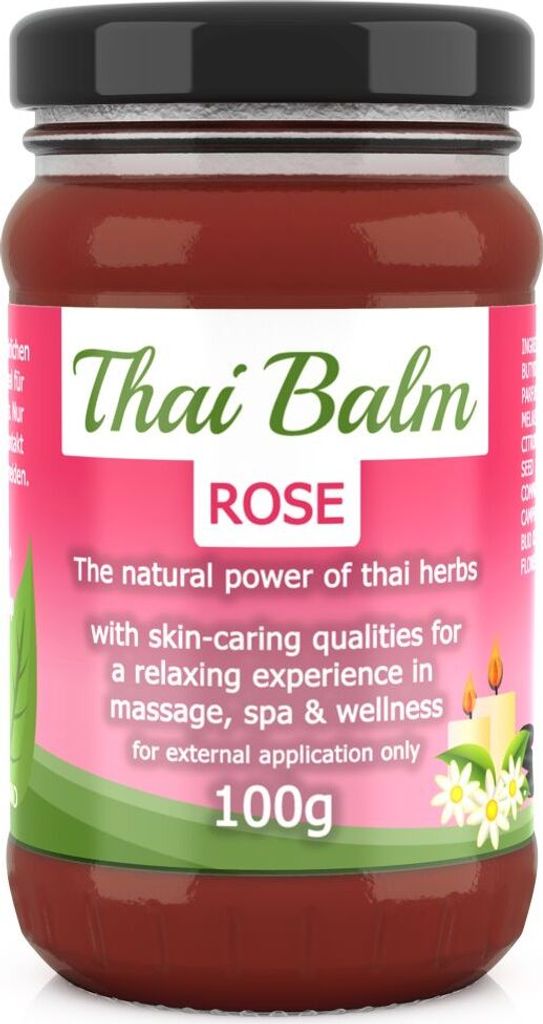 Wang Prom Thai Balm Balsam Rose 100g - Thailändischer Produktbild 