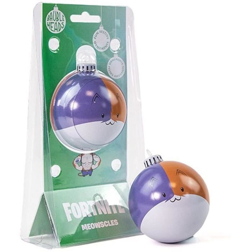 fortnite meowscles weihnachtskugel ornament