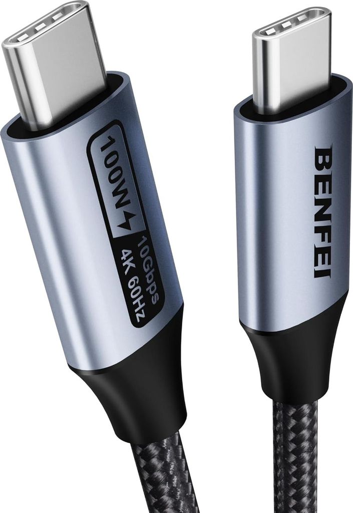 BENFEI USB-Kabel USB C auf USB C Monitor Kabel 4K 120Hz 100W PD