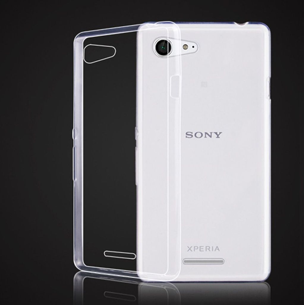 Sony Xperia E4 Transparent Case Hülle Silikon