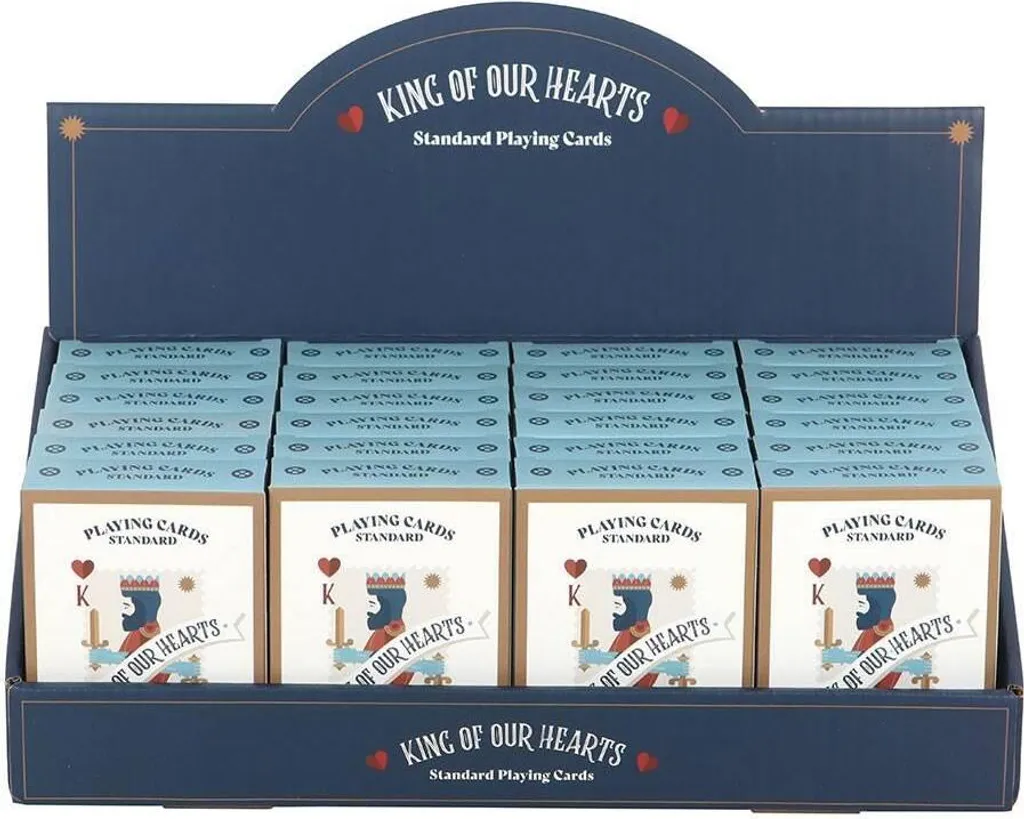 Jeu de cartes King Of Our Hearts Set 24 unités Multicolore SD6817 Neuf