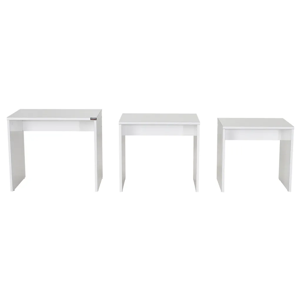 Table basse blanche rectangulaire Skye Decor pour petit salon moderne - 10