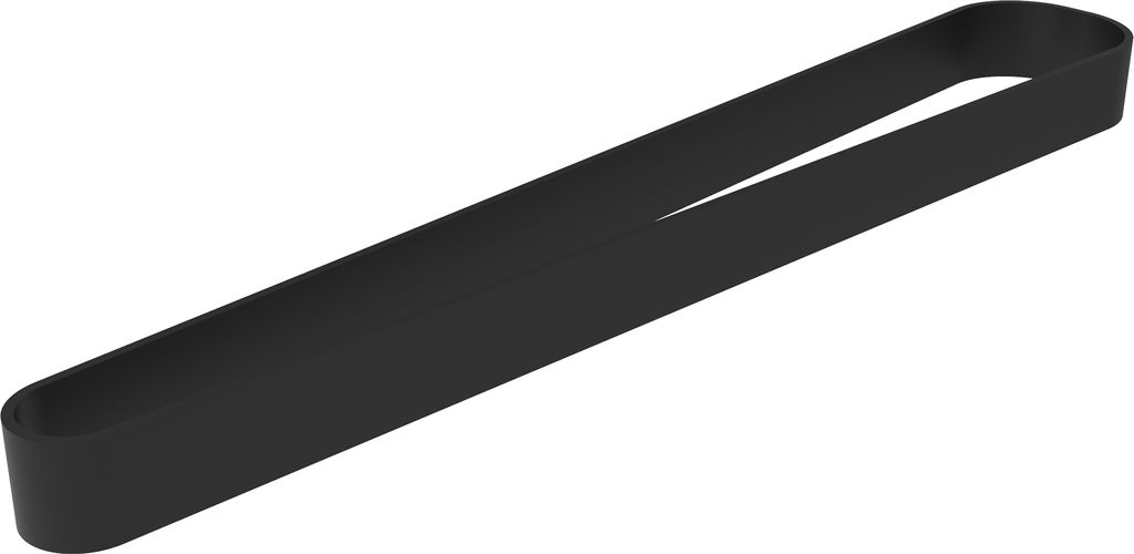 BERNSTEIN Handtuchhalter SDEHH35 in Schwarz Matt - Serie ES, 35cm