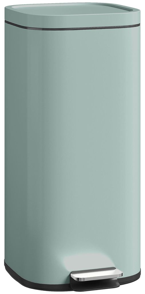 HOMCOM 30L Küchenmülleimer mit Deckel, Soft-Close- und Produktbild 