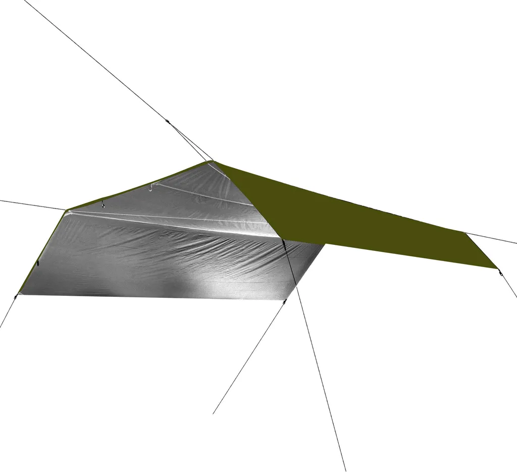 Bâche thermique Tarp TigerWood 4,5m x 4,5m - Abri bivouac imperméable